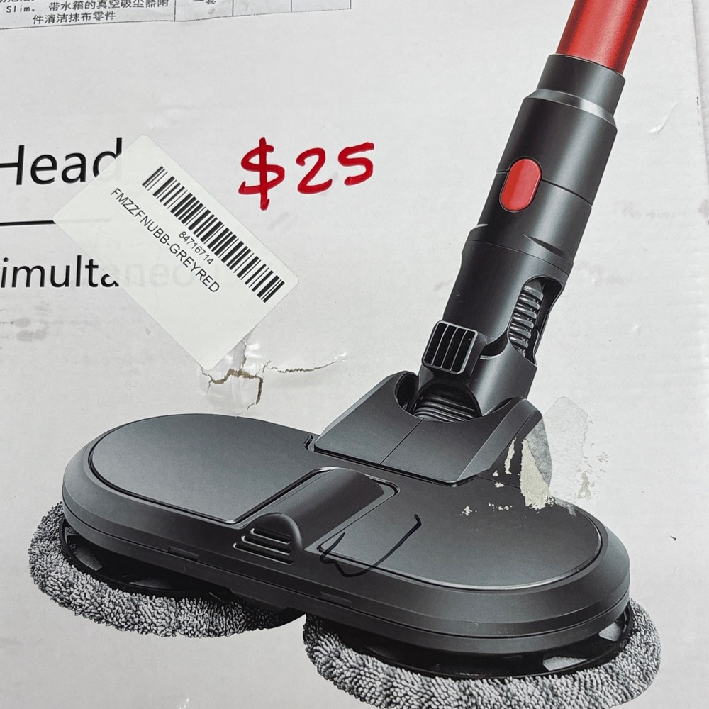 Red and Gray Electric Mop